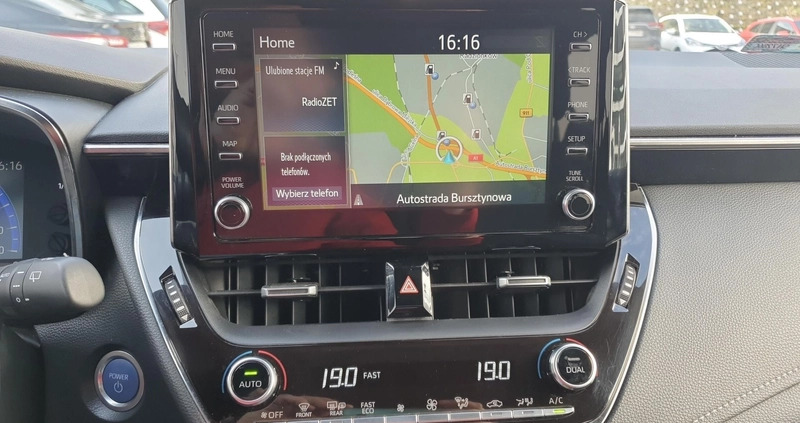 Toyota Corolla cena 108900 przebieg: 38572, rok produkcji 2019 z Tuczno małe 352